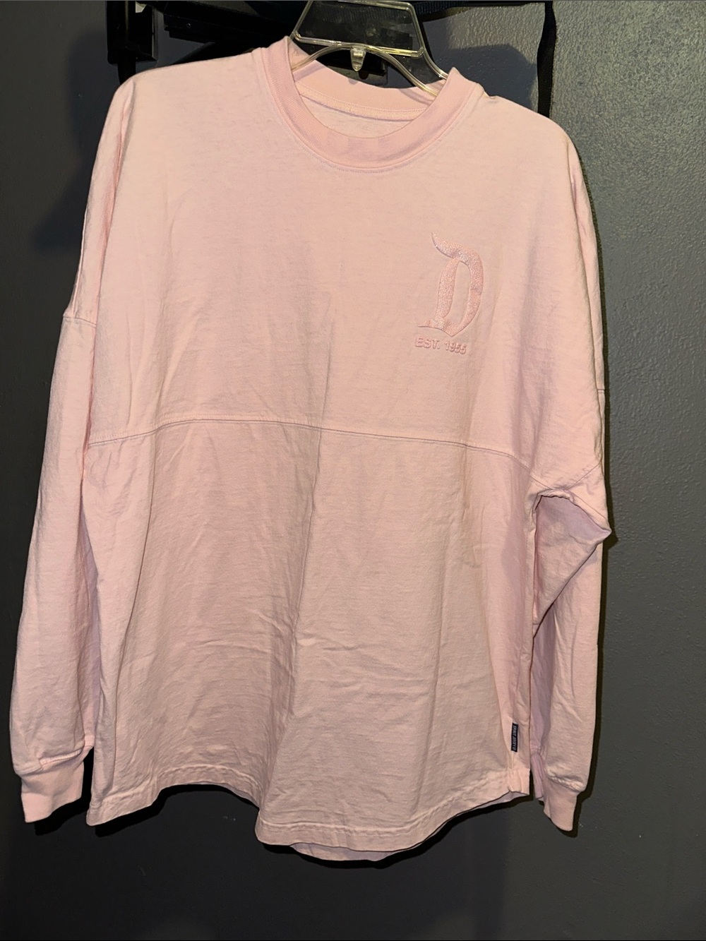 D-logo Pink Long Sleeve Women's Tee